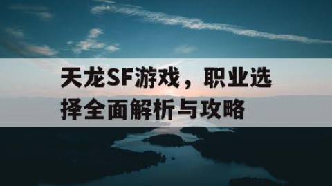 天龙SF游戏，职业选择全面解析与攻略