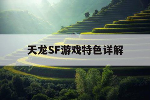 天龙SF游戏特色详解