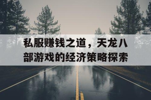 私服赚钱之道，天龙八部游戏的经济策略探索