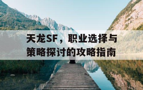 天龙SF，职业选择与策略探讨的攻略指南