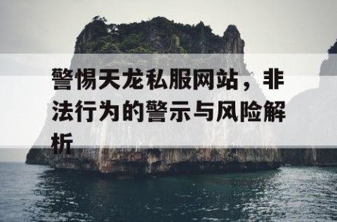 警惕天龙私服网站，非法行为的警示与风险解析