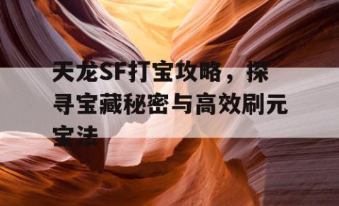 天龙SF打宝攻略，探寻宝藏秘密与高效刷元宝法