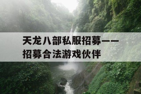 天龙八部私服招募——招募合法游戏伙伴