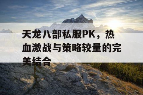 天龙八部私服PK，热血激战与策略较量的完美结合