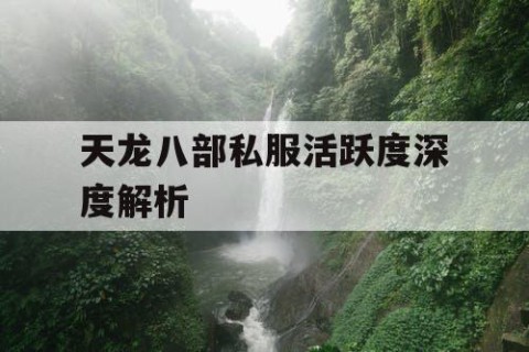 天龙八部私服活跃度深度解析