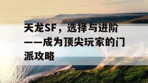 天龙SF，选择与进阶——成为顶尖玩家的门派攻略