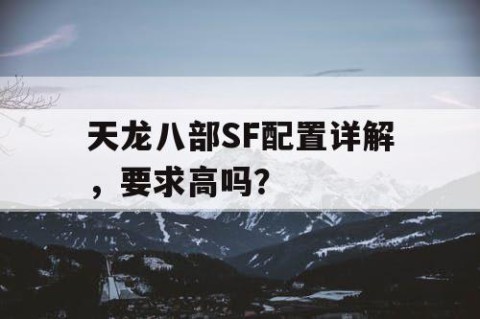 天龙八部SF配置详解，要求高吗？