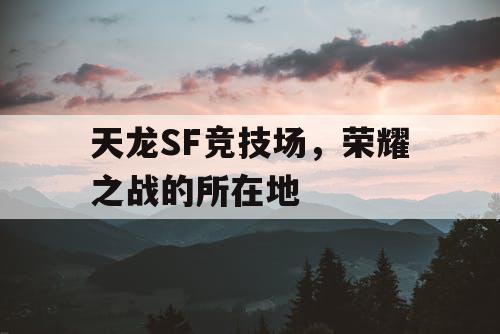 天龙SF竞技场，荣耀之战的所在地